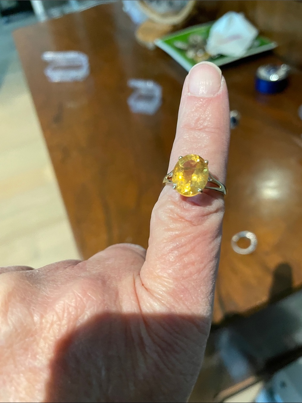 Citrine ring - Picture 3 of 3